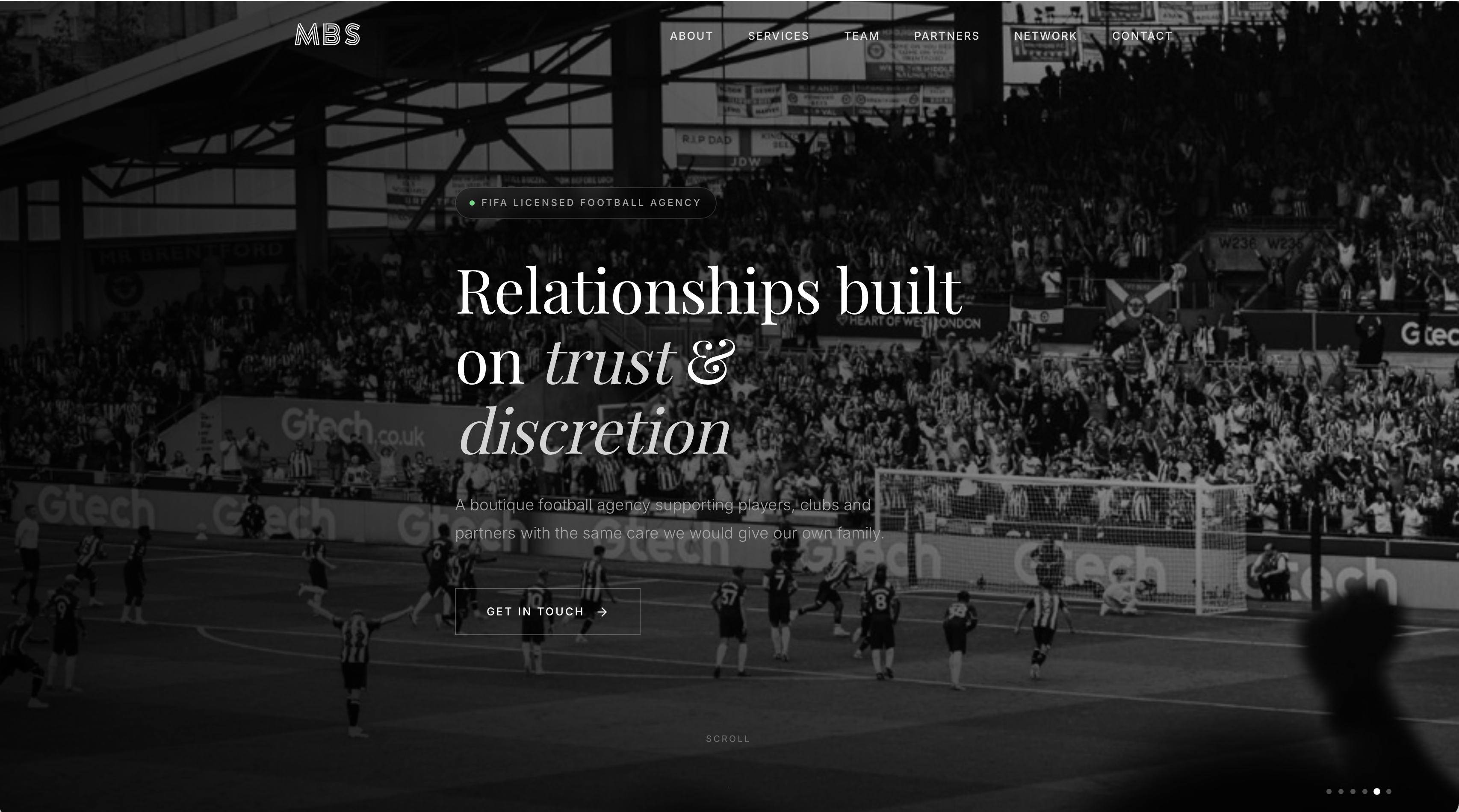MBS Sport website screenshot